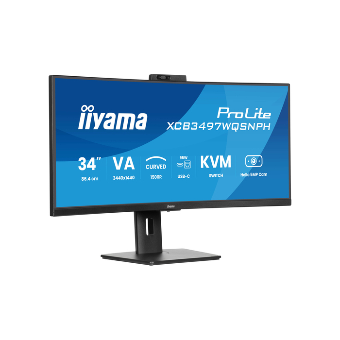 iiyama ProLite XCB3497WQSNPH-B1  34" 3440 x 1440 pixels Noir