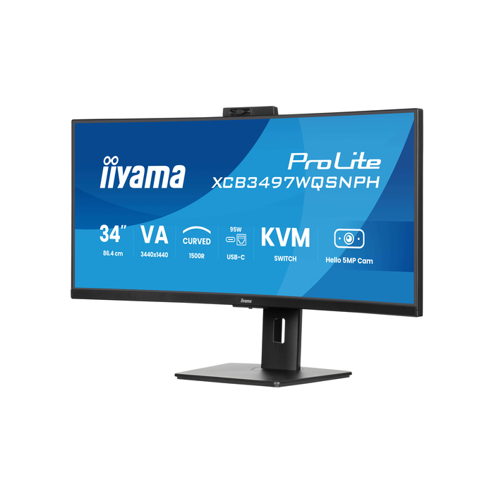 iiyama ProLite XCB3497WQSNPH-B1  34" 3440 x 1440 pixels Noir