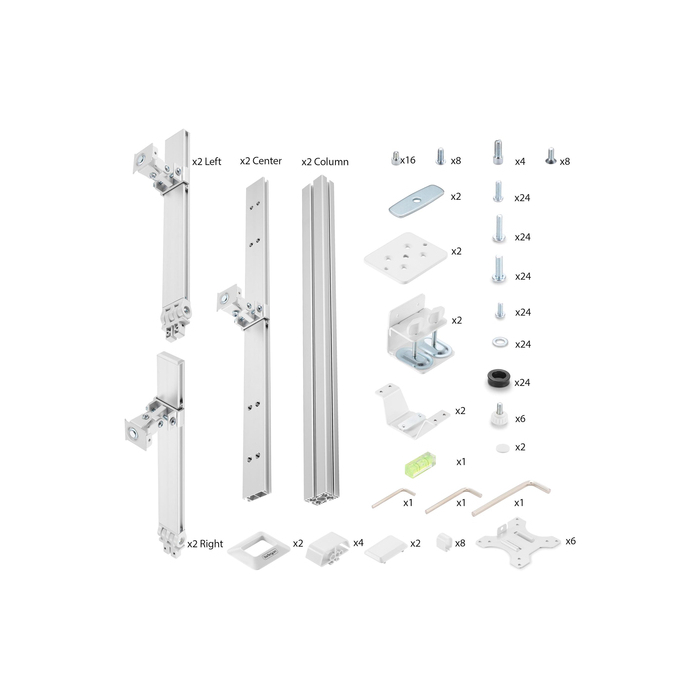 StarTech.com 6-MONITOR-ARM-A support d'écran plat pour bureau 32" Blanc