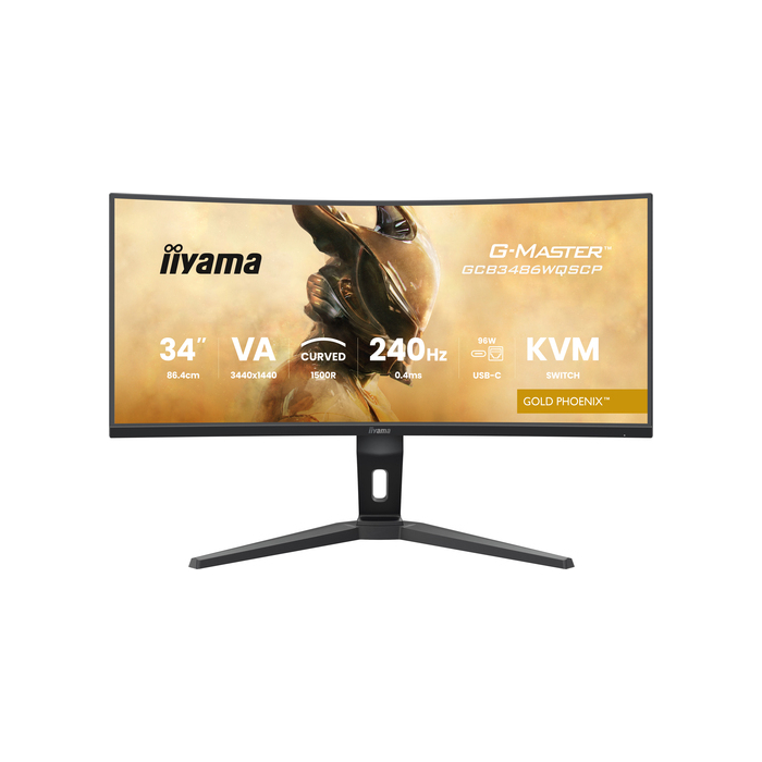 iiyama G-MASTER GCB3486WQSCP-B1  34" 1440 x 3440 pixels 4K Ultra HD Noir