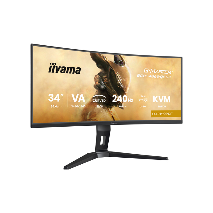 iiyama G-MASTER GCB3486WQSCP-B1  34" 1440 x 3440 pixels 4K Ultra HD Noir