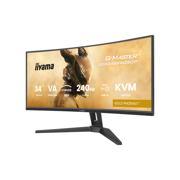 iiyama G-MASTER GCB3486WQSCP-B1  34" 1440 x 3440 pixels 4K Ultra HD Noir