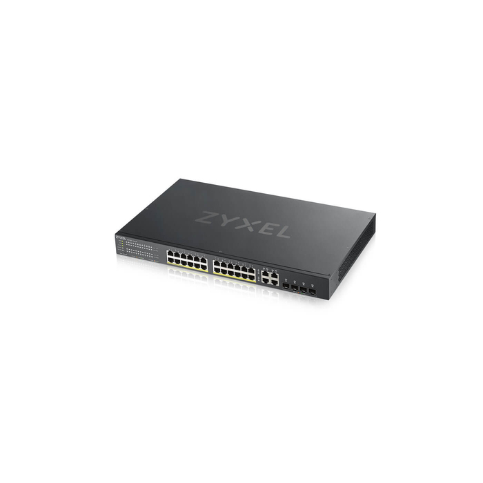 ZYXEL    Zyxel GS1920-24HPV2 Géré Gigabit Ethernet (10/100/1000) Connexion Ethernet, supportant l'alimentation via ce port (PoE) Noir