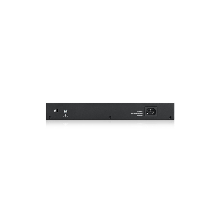 ZYXEL    Zyxel GS1900-24EP Géré L2 Gigabit Ethernet (10/100/1000) Connexion Ethernet, supportant l'alimentation via ce port (PoE) Noir
