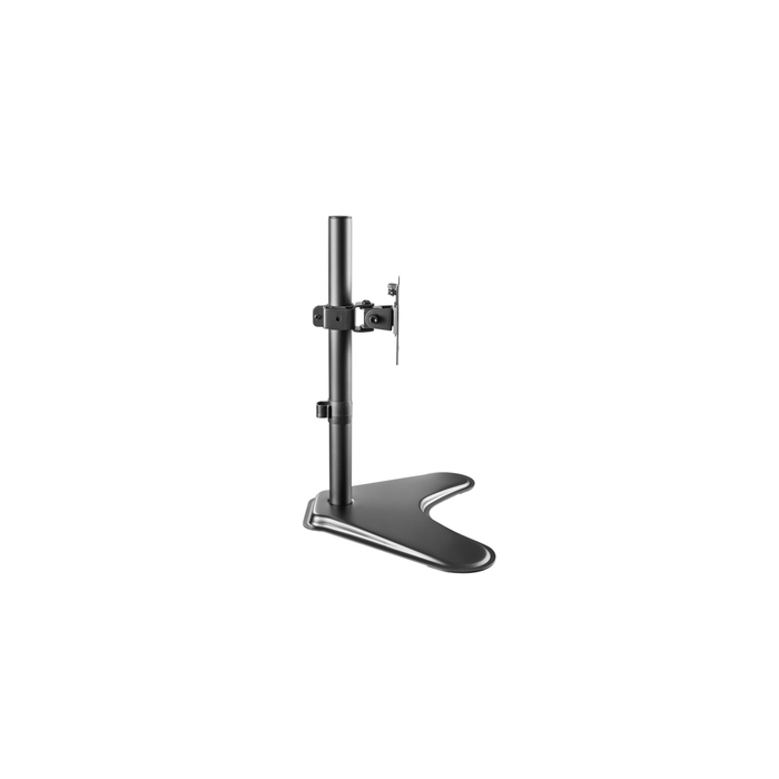 V7 Support de bureau autoportant pour écran simple de 13 à 32", avec fonction d’inclinaison, de rotation et de pivotement, VESA détachable 100 x 100,