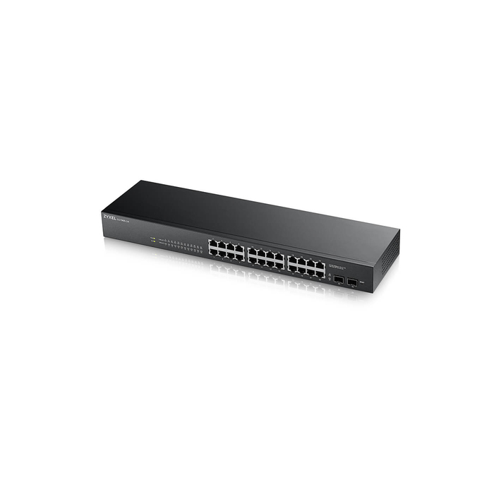 ZYXEL    Zyxel GS-1900-24 v2 Géré L2 Gigabit Ethernet (10/100/1000) 1U Noir