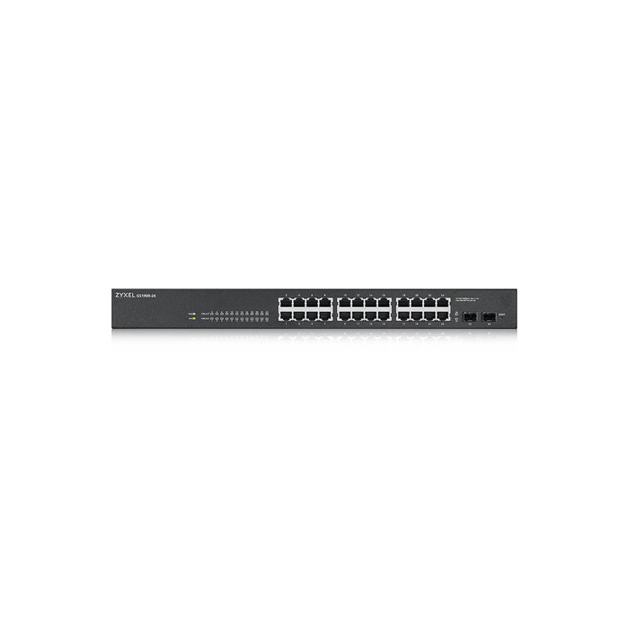 ZYXEL    Zyxel GS-1900-24 v2 Géré L2 Gigabit Ethernet (10/100/1000) 1U Noir