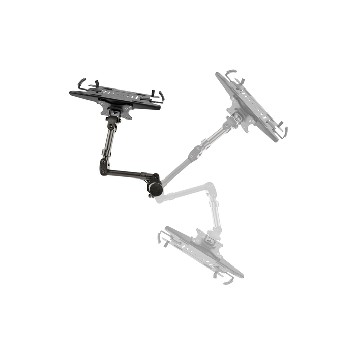 StarTech.com Support de Bureau pour Ordinateur Portable - Support PC Portable (4,5kg) - Support de Bureau pour Écran/Moniteur jusqu'à 34" (8kg) - Support Bureau VESA - Bras Ordinateur Portable Bureau