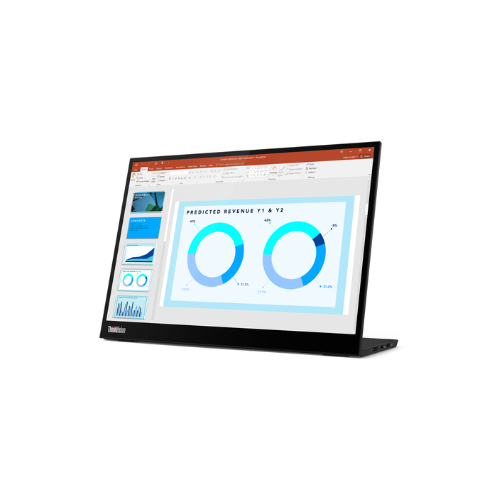 Lenovo ThinkVision M14d LED display 14" 2240 x 1400 pixels 2.2K Noir