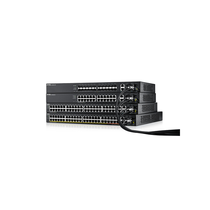 ZYXEL    Zyxel XGS2220-30HP Géré L3 Gigabit Ethernet (10/100/1000) Connexion Ethernet, supportant l'alimentation via ce port (PoE) Noir