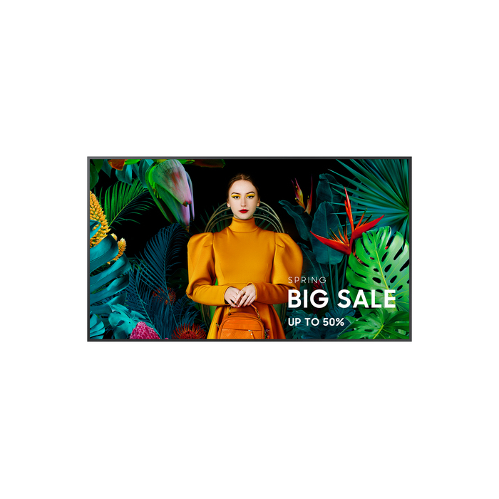 Samsung QH65C Écran plat de signalisation numérique 65" LCD Wifi 700 cd/m² 4K Ultra HD Noir Tizen 24/7