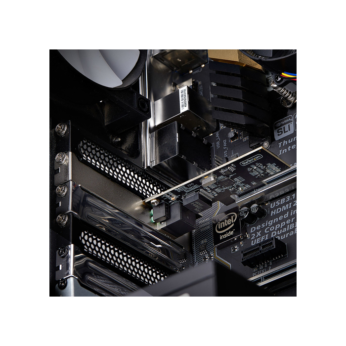 StarTech.com Carte Réseau PCIe à 1 Port 2,5 Gbps NBASE-T, Intel&reg; I225-V, Carte Réseau pour Ordinateur à Port Unique, Carte Réseau Ethernet MultiGigabit, Carte LAN Serveur PCI Express