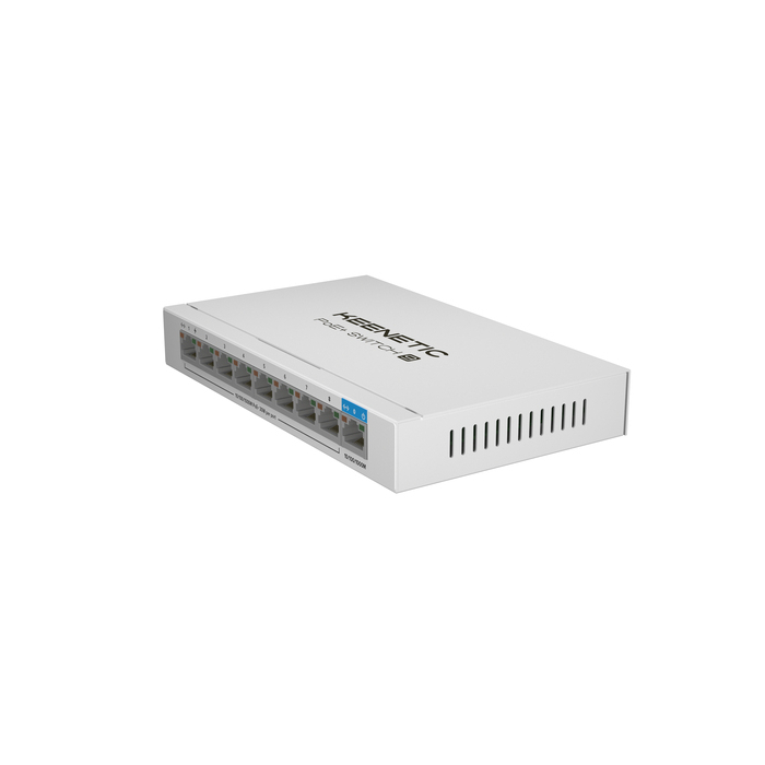 KEENETIC - ROUTER AP EXTENDERS Keenetic PoE+ Switch 9 Commutateur Gigabit 9 ports avec 8 ports PoE+ et budget énergétique de 120 W