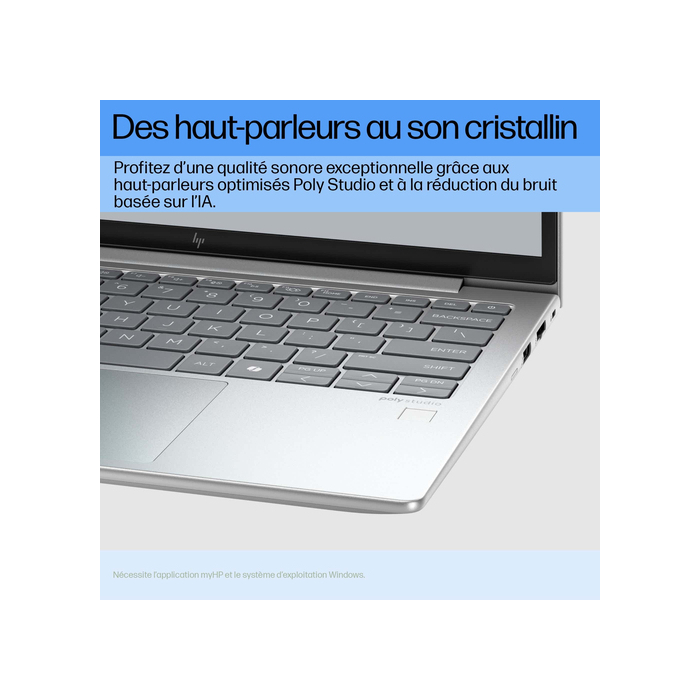 HP EliteBook G11 Intel Core Ultra 5 135U 14" 16 Go 512 Go Wi-Fi 6E Windows 11 Pro Argent