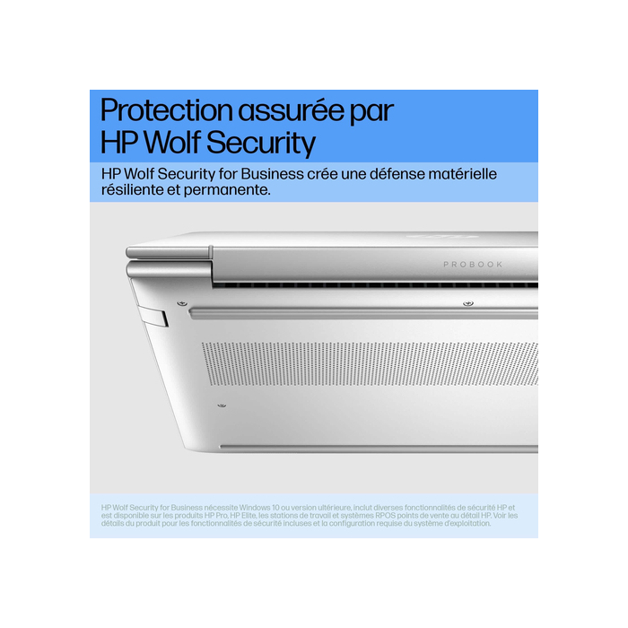 HP ProBook 460 G11 Intel Core Ultra 5 125U 16" 16 Go 512 Go Wi-Fi 6E Windows 11 Pro Argent