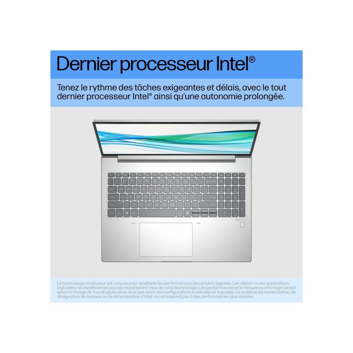 HP ProBook 440 G11 Intel Core Ultra 5 125U 14" 16 Go 512 Go Wi-Fi 6E Windows 11 Pro Argent