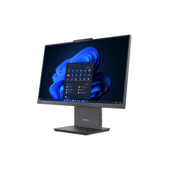Lenovo ThinkCentre neo 50a Intel Core i5-13420H 23,8" 1920 x 1080 pixels Écran tactile PC multifonction 8 Go 256 Go SSD Windows 11 Pro Wi-Fi 6 Gris