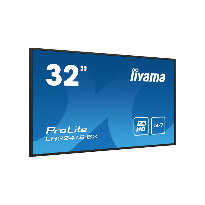 iiyama LH3241S-B2 Écran d'affichage dynamique En forme de kiosk 31,5" LED 350 cd/m² Full HD Noir 24/7