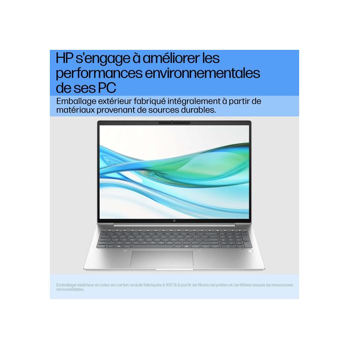 HP ProBook 460 G11 Intel Core Ultra 5 125U 16" 8 Go 256 Go Wi-Fi 6E Windows 11 Pro Argent