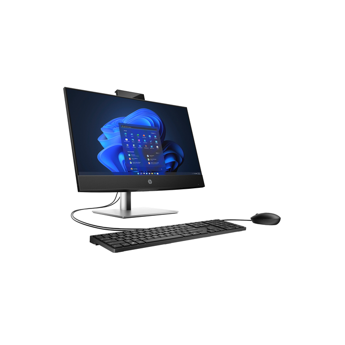 HP ProOne 440 G9 Intel Core i3-14100 23,8" 1920 x 1080 pixels PC multifonction 8 Go 256 Go SSD Windows 11 Pro Wi-Fi 6 Noir