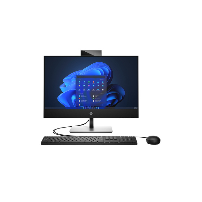 HP ProOne 440 G9 Intel Core i3-14100 23,8" 1920 x 1080 pixels PC multifonction 8 Go 256 Go SSD Windows 11 Pro Wi-Fi 6 Noir