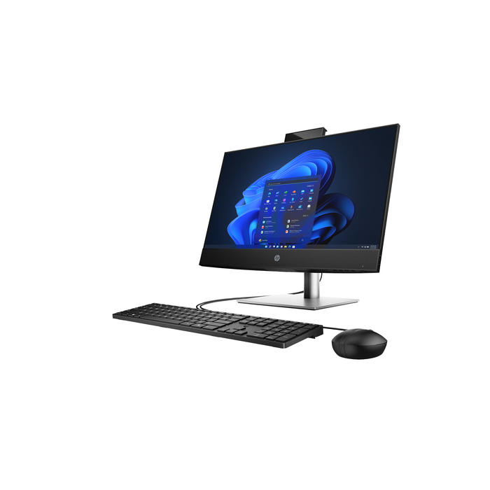 HP ProOne 440 G9 Intel Core i3-14100 23,8" 1920 x 1080 pixels PC multifonction 8 Go 256 Go SSD Windows 11 Pro Wi-Fi 6 Noir