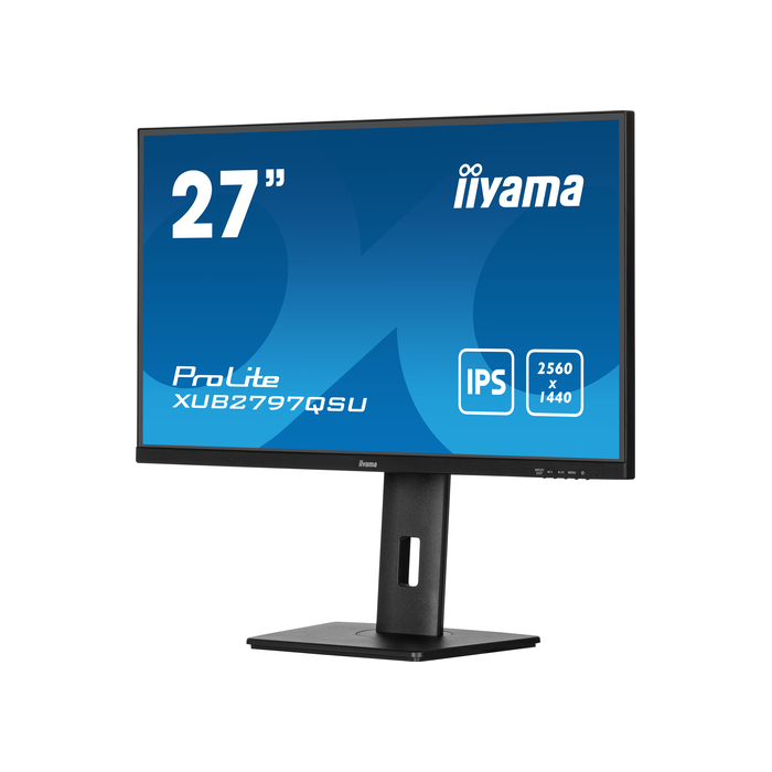 iiyama ProLite XUB2797QSU-B2  27" 2560 x 1440 pixels Quad HD LED Noir