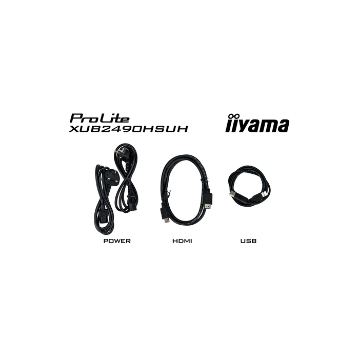 iiyama XUB2490HSUH-B2  23,8" 1920 x 1080 pixels Full HD LED Noir