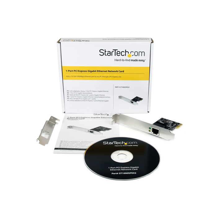 StarTech.com Carte Réseau PCI Express vers 1 port Gigabit Ethernet - Adaptateur PCI-E vers RJ45