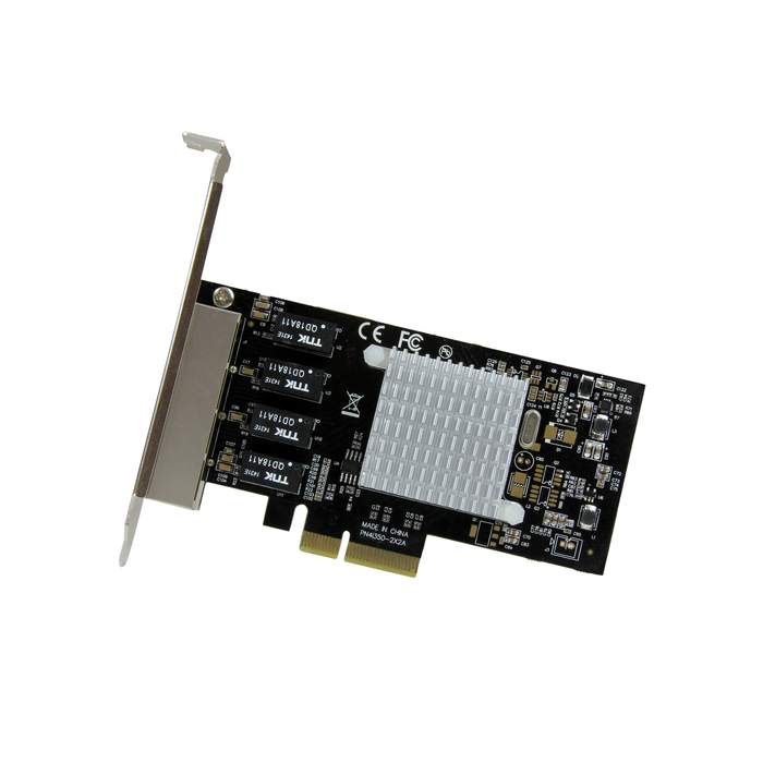 StarTech.com Carte réseau PCI Express à 4 ports Gigabit Ethernet avec chipset Intel I350