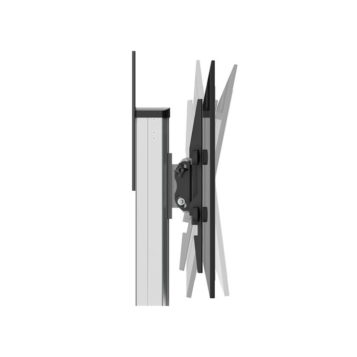 StarTech.com Chariot TV pour écran de 32" à 75" - Réglage de la hauteur sans effort