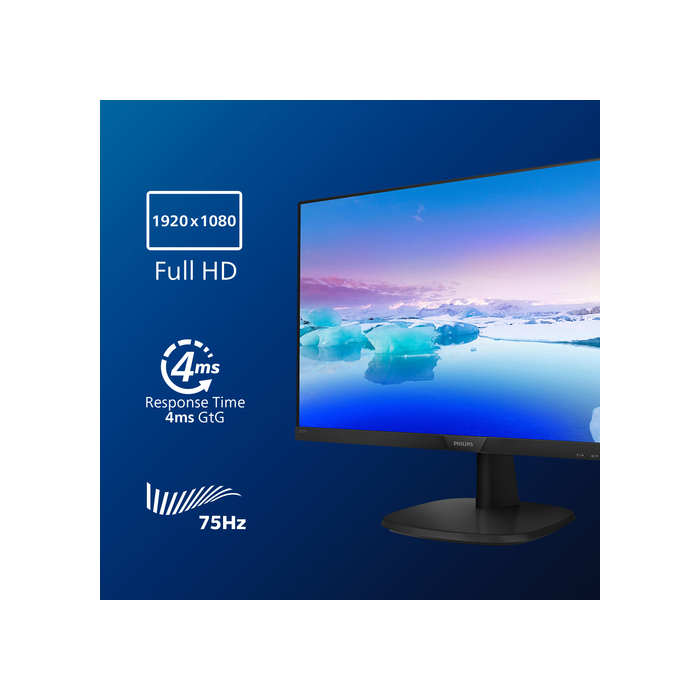 Philips V Line Moniteur LCD Full HD 273V7QJAB/00