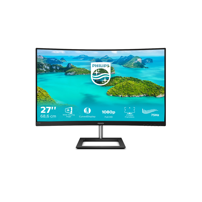 Philips E Line 272E1CA/00 LED 27" 1920 x 1080 pixels Full HD LCD Noir