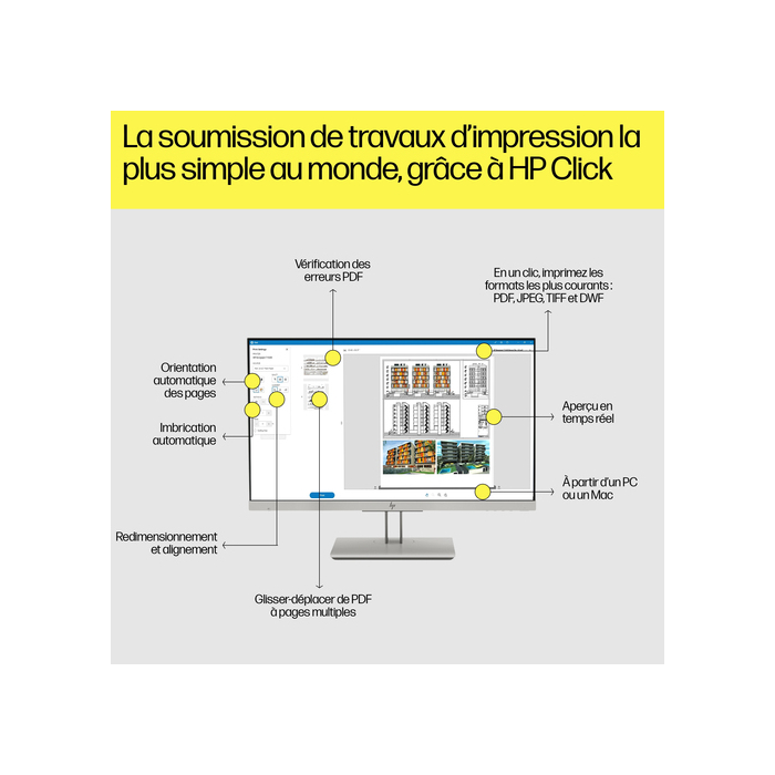 HP Designjet T1600dr PostScript de 36 pouces