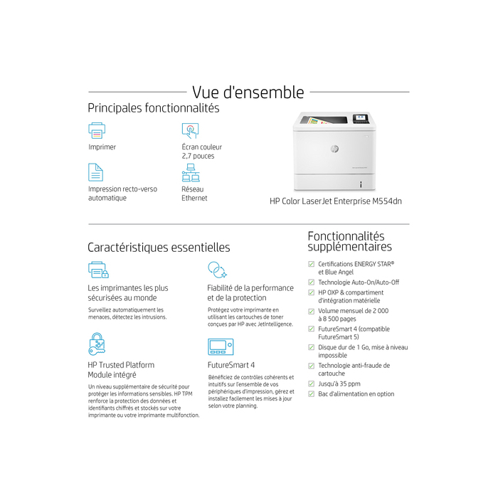 HP Color LaserJet Enterprise M554dn