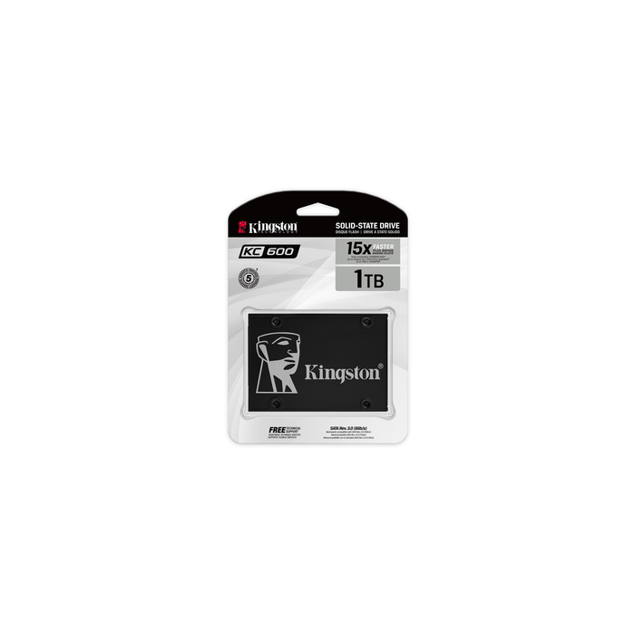 Kingston Technology SSD KC600 SATA3 2.5" de 1 024 Go