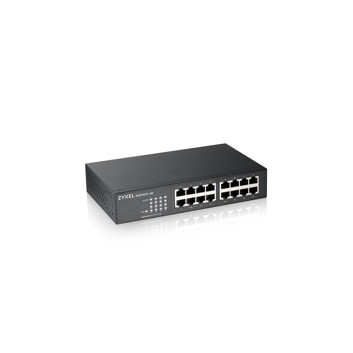 ZYXEL    Zyxel GS1100-16 Non-géré Gigabit Ethernet (10/100/1000)