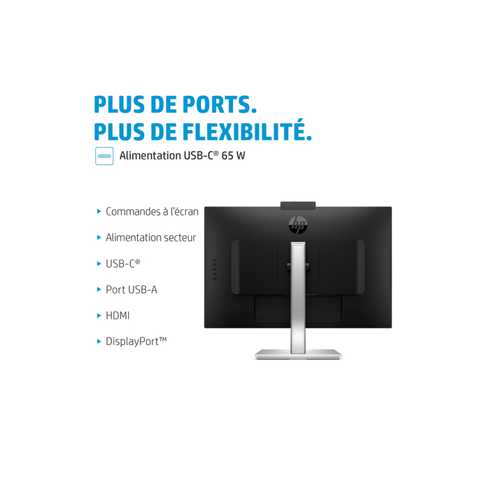 HP E-Series Écran de conférence QHD E27m G4 USB-C