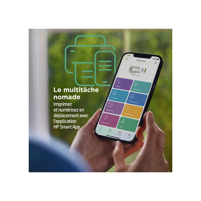 HP ENVY Inspire 7224e Sans fil multifonction couleur, Instant Ink; copieur, scanner