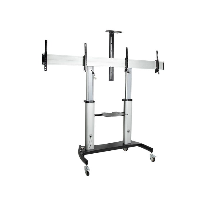 StarTech.com STNDMTVDUO support pour téléviseur 60" Noir, Argent