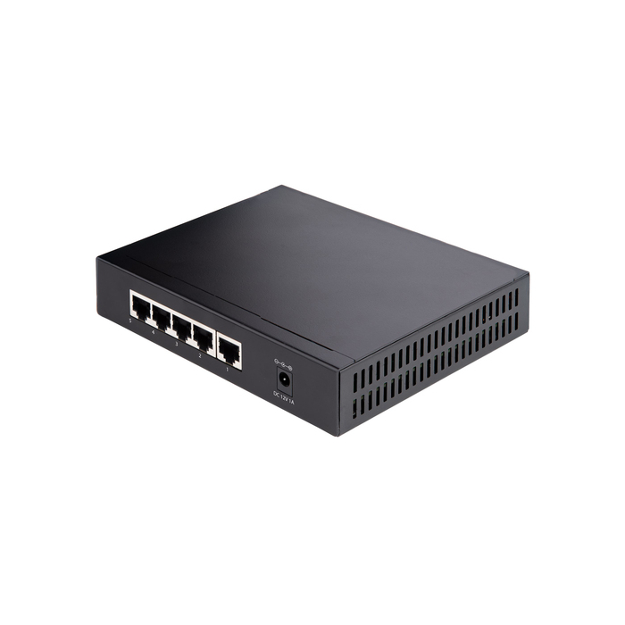 StarTech.com Commutateur 2.5G non géré - Commutateur Gigabit à 5 ports - Commutateur Ethernet 2.5GBASE-T non géré - Répartiteur Ethernet - Rail Din ou montage mural - Multi-Gigabit - Auto-MDIX - 9K Jumbo