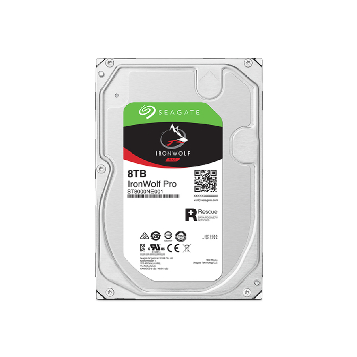 Seagate IronWolf Pro ST8000NT001 disque dur 8 To 7200 tr/min 256 Mo 3.5" Série ATA III