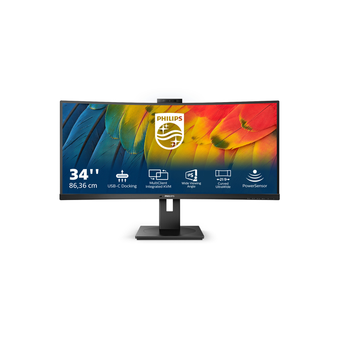 Philips 5000 series 34B1U5600CH/00 LED display 34" 3440 x 1440 pixels Wide Quad HD LCD Noir