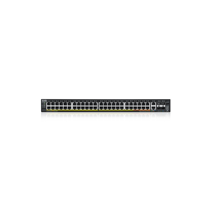 ZYXEL    Zyxel XGS2220-54FP Géré L3 Gigabit Ethernet (10/100/1000) Connexion Ethernet, supportant l'alimentation via ce port (PoE)