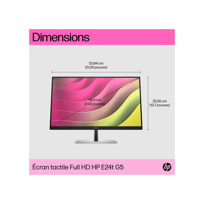 HP Écran tactile FHD E24t G5