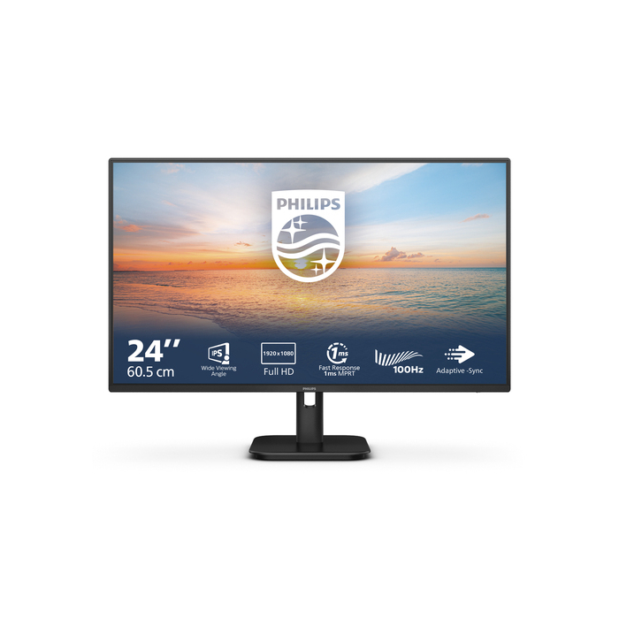 Philips 1000 series 24E1N1100A/00  23,8" 1920 x 1080 pixels Full HD LCD Noir