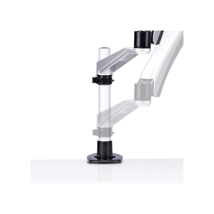 StarTech.com Support de Bureau pour Écran 27" 16:9 ou 30" 21:9 Ultrawide, VESA 75x75/100x100, Bras Articulé Réglable sans Outils, Pince en C/Passe-Fil, Bras pour Moniteur Assisté par Ressort