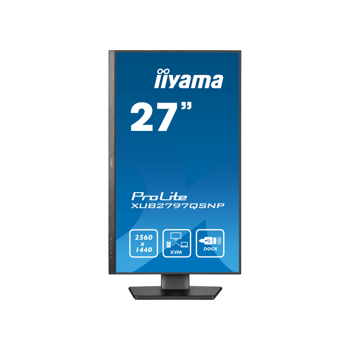 iiyama ProLite XUB2797QSNP-B1  27" 2560 x 1440 pixels Wide Quad HD LED Noir