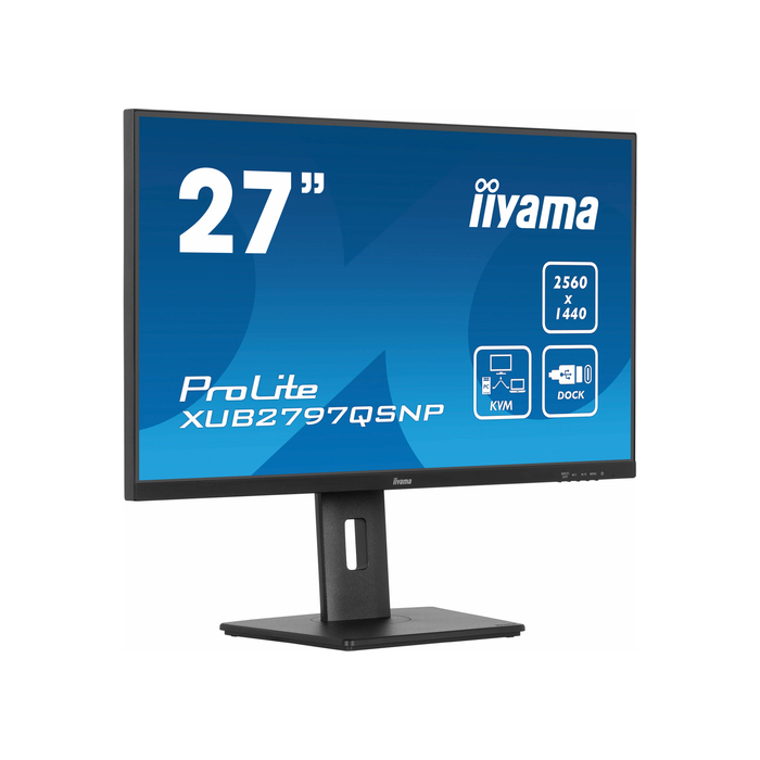 iiyama ProLite XUB2797QSNP-B1  27" 2560 x 1440 pixels Wide Quad HD LED Noir