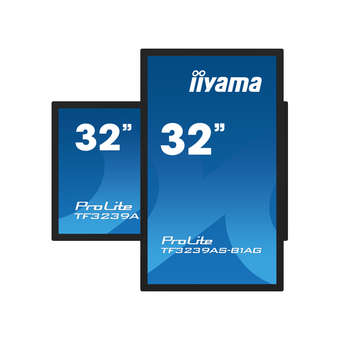 iiyama TF3239AS-B1AG Écran d'affichage dynamique Écran plat de signalisation numérique 31,5" LED 500 cd/m² 2.4K Ultra HD Noir Écran tactile Intégré dans le processeur Android 24/7